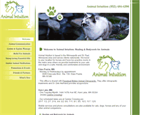 Tablet Screenshot of animal-intuition.com